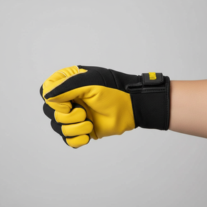 Premium Custom Size Goatskin Leather Mechanic <b>Gloves</b> Elastic Cuff Washable Safety Hand Protection Work <b>Gloves</b> for Daily Use - Product Image 4