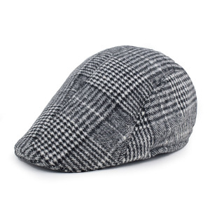Nouveau gros unisexe Vintage béret chapeau pour hommes automne hiver gavroche casquette Patchwork pointe chaud rétro boulanger garçon peintre casquettes - Product Image 2