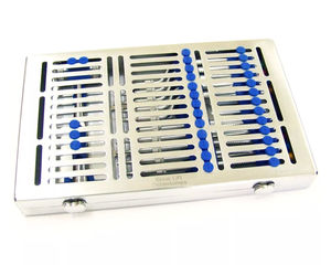 Kit d'ostéotomes dentaires 11 pièces en gros, instruments chirurgicaux pour lifting sinus, réutilisables, manuels, en acier et en métal, par SurgiRight - Product Image 4