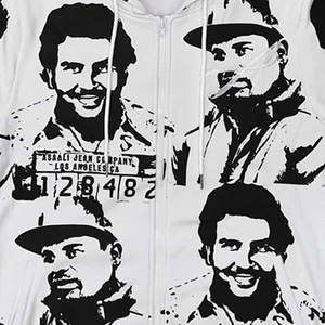 Sudadera con Capucha Informal para Hombre, Antiarrugas, Ecológica, de Forro Polar Estampado, Sudadera Asali-Hoodie Transpirable de Algodón y Poliéster para Hombre - Product Image 6