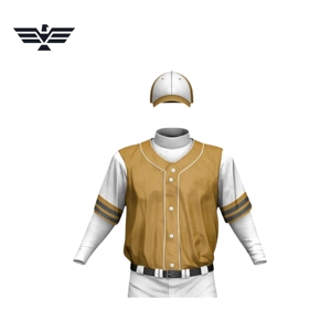 Conjuntos de uniformes de béisbol personalizables de alta calidad, transpirables y fáciles de llevar - Product Image 4