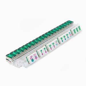 Set Mahjong Natal Mewah Premium |   Ubin Akrilik Kustom <span class=keywords><strong>3</strong></span>/4-Lapisan dengan Desain Merek Anda - Product Image 3