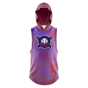 Premium Puff Print <b>Men's</b> Fleece Sublimation <b>Sleeveless</b> <b>Hoodie</b> Luxury Pullover Cotton Custom Printed <b>Sleeveless</b> Hooded for Winter - Product Image 1