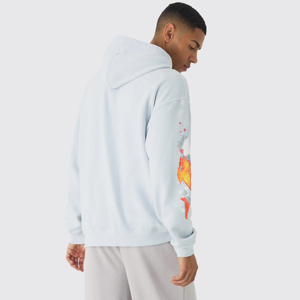 Sudadera Deportiva Personalizada para Hombre, Ropa Deportiva de Yoga y Fitness, Sudadera con Capucha de Forro Polar de Poliéster - Product Image 6