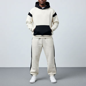 Ensemble de survêtement pour homme en coton 100% personnalisé, coupe régulière, poids lourd, vêtements décontractés d'été, coupe-vent, écologique, réversible, personnalisé - Product Image 5