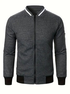 Chaqueta Bomber para Hombre de Último Diseño, Tela de Alta Calidad, Venta en Línea a Precio Económico, Chaqueta para Hombre Transpirable con OEM - Product Image 6