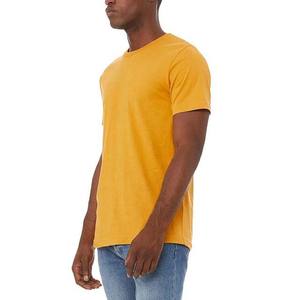 Servicio OEM Camisetas lisas de alta calidad para hombres Camisetas personalizadas de color para hombres Camisetas regulares en blanco para hombres - Product Image 2