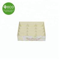 Présentoir de comptoir en carton recyclable pour chaussettes, support de boîte de table avec échantillon gratuit