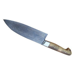 Venta al por mayor personalizado OEM ODM cubertería fábrica profesional Damasco japonés Chef cuchillos para cocina Nuevo diseño fijo hoja afilada - Product Image 2