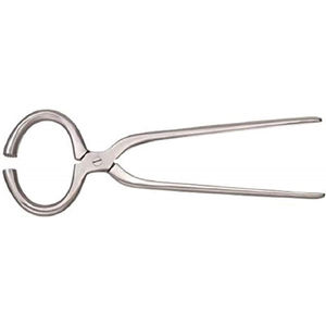 Probador de pezuña de caballo herrador veterinario herramienta de herrador resistente reutilizable de acero inoxidable de grado médico plano - Product Image 1