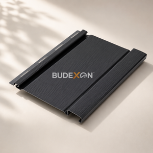 Revestimiento de Pared Exterior Vertical Impermeable de PVC con Diseño Moderno, Colores Personalizados y Aspecto de Madera para Villas y Cabañas - Product Image 5