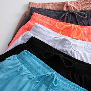 Women's Quick Dry Polyester Yoga <b>Shorts</b> 2024 Wholesale Workout Pants Elastic Waist Pockets Sport Running <b>Shorts</b> Washed <b>Technics</b> - Product Image 4