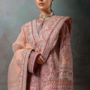 Usine directe de haute qualité conçu sur mesure fête pakistanaise pour femmes matériau respirant motif solide genou longueur poids léger - Product Image 4