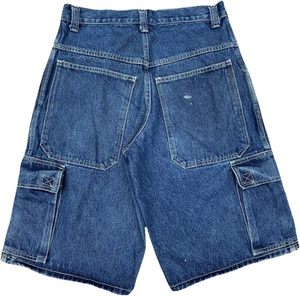Baggy Jean Shorts pour hommes Jorts Casual Loose Fit Long Denim Shorts Cargos style - Product Image 6