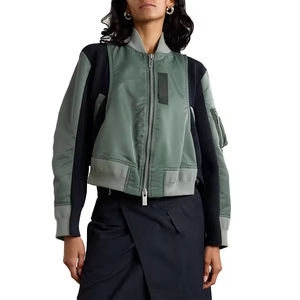 OEM <b>Women</b> Bomber <b>Jacket</b>, Plus Size Zipper Leather <b>Jacket</b> <b>for</b> <b>Women</b> Stylish Outerwear Ladies Premium Quality <b>Jacket</b> - Product Image 1