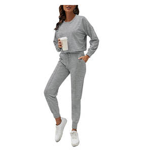 Chándal de manga larga de lana, pantalones de chándal, sudaderas con capucha, ropa de entrenamiento y jogging, ropa deportiva, pistas de mujer - Product Image 2