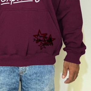 Bonne qualité 500gsm poids lourd 100% coton pull à capuche hommes goutte épaule lourd surdimensionné mâle tricoté à capuche pour garçons - Product Image 3