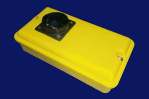 Boîtier de distribution électrique en ABS à profil bas PS-14L3 Comnet, boîte de projet IP42 186x101x51mm pour une prise SCHUKO, DIY - Product Image 2