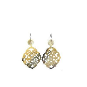 Pendiente de cuerno de búfalo de la India, joyería hecha a mano, último diseño, pendientes de cuerno de búfalo para mujer a bajo precio por glowin fashion - Product Image 2