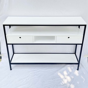 Modern/Classic 3-Tier <b>Entry</b> Villa/Hotel/Bedroom <b>Console</b> <b>Table</b> with Iron Drawers-CST015 - Product Image 6