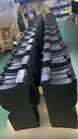 Meilleur haut-parleur de scène extérieur de grande taille 12 \ ", aimant en néodyme professionnel en bois à 3 voies double actif et passif LAD-22 Line Array