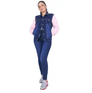 Factory Cheap price Manufacturer Supplier basic slim Fit Washed women's jeans wide Best Quality customized Logo colour & Designs