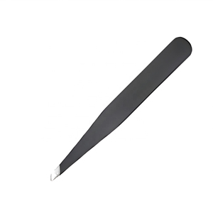 แหนบถอนขนคิ้วสแตนเลสพร้อมปลายเอียงที่แม่นยำเครื่องมือช่างเสริมความงามสำหรับมืออาชีพ - Product Image 1