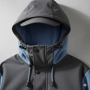 Fournisseur en gros fiable OEM – Blouson bomber pour femme en laine/viscose, col montant, tissé, teint en pièce, manches bouffantes, manches longues, coupe-vent - Product Image 3