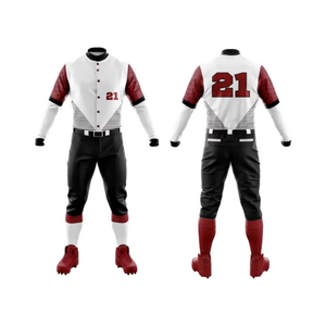 Vêtements de sport pour équipes de baseball en polyester 100% respirant, à séchage rapide, de haute qualité, avec design personnalisé, vente en gros, très demandés - Product Image 4