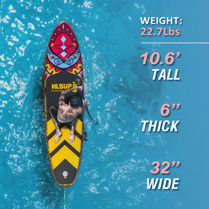 Planche de <span class=keywords><strong>paddle</strong></span> gonflable <span class=keywords><strong>double</strong></span> <span class=keywords><strong>couche</strong></span> <span class=keywords><strong>Fusion</strong></span> 10'6'' de qualité supérieure, motif personnalisé, pour usage océanique, fabriquée en usine OEM - Product Image 3