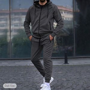Chándal informal de colección de invierno para hombre, conjunto de sudadera y chándal para correr para hombre, chándales de algodón 100% de Pakistán - Product Image 6