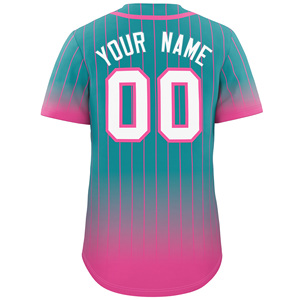 Camisetas de béisbol personalizadas con impresión de transferencia de calor y nombre cosido para equipos - Product Image 4