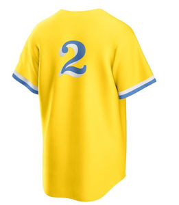 Conjunto Deportivo Unisex de Jersey de Béisbol Transpirable de Secado Rápido 100% Poliéster, Tallas Grandes, Diseño Estampado con Detalles de Cuentas para Adultos - Product Image 6