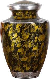 Urna de cremación de aluminio hecha a mano para cenizas humanas Urnas decorativas funerarias para adultos para cenizas humanas Adulto - Product Image 2