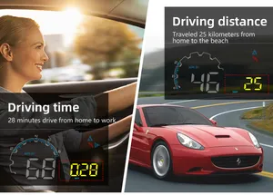 2022 E-dog M20 Автомобильный дисплей HUD глобальная Версия OBD2 + GPS дисплей на лобовое стекло для универсальных автомобилей