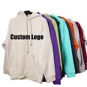 <b>Mens</b> Heavy Cotton 300g Winter Warm Windproof Eco-Friendly <b>Pullover</b> Plus Size Oversized Hoodie Custom Embroidery Printing Solid - Product Image 5