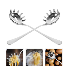 Look élégant Scoop Passoire Cuillère à pâtes Cuillère à spaghetti en acier inoxydable pour mesurer les nouilles Outils de cuisine ménagers - Product Image 6