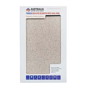 AFO-P0005 Revêtement extérieur en métal/pierre pour usine australienne, panneaux XPS - Produits officiels 49,99 $/m² Échantillon 9,99 $ - Product Image 3