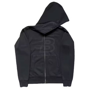 Sweats à capuche zippés 100% coton les plus vendus Service OEM Prix de gros Col à capuche Fabriqué au Pakistan - Product Image 3