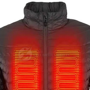 Chaqueta de invierno térmica de ajuste slim XL fabricada en Pakistán, de alta calidad, estilo urbano, servicio OEM, tejido de punto, cierre de cremallera. - Product Image 5
