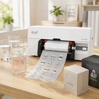 Imprimante UV DTF 30 cm tout-en-un, machine d'impression et de laminage d'étiquettes en cristal 3D, compacte et facile à utiliser