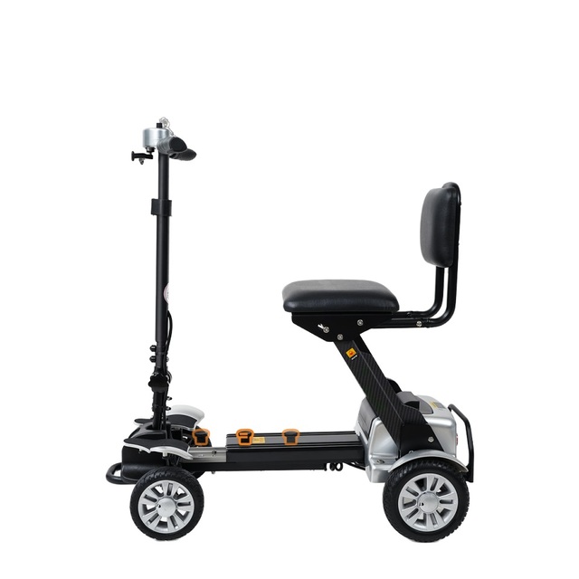 Lightweight Foldable Carbon Fiber Electric Mobility Scooter for Elderly Height Adjustable and Frame Adjustable Scooter