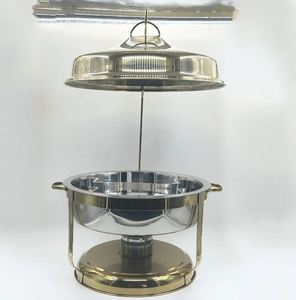 Nouvel arrivage de chauffe-plats élégants de luxe en acier inoxydable chauffe-plats présentoir de buffet chauffe-plats à prix raisonnable - Product Image 2