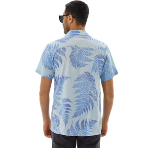 Chemises hawaïennes en twill personnalisables pour hommes - Séchage rapide, respirantes, décontractées, manches courtes, vêtements de plage d'été - Product Image 3