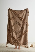 Vente en gros de couvertures en coton jacquard de qualité supérieure, 100% coton, personnalisables, écologiques, super douces, légères et luxueuses