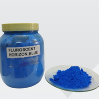 Poudre phosphorescente fluorescente bleue Horizon de qualité supérieure lueur dans l'obscurité pour le revêtement de pigments utilisés dans le plastique de peinture à l'encre