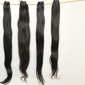 ผมมนุษย์ธรรมชาติผมคนอินเดียบริสุทธิ์ผมตรงสีดำบริสุทธิ์ยังไม่ได้ประมวล100% - Product Image 2