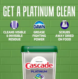 Cápsulas para lavavajillas Cascade-Platinums completamente nuevas, paquete de 71 unidades, disponibles en stock para compradores de todo el mundo. - Product Image 3