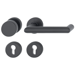 FS-Garnitur Rotterdam FS-58/42H/42HS/1401 Alu.F9714M K/D TS 45-65mm PZ Cubiertas para Manijas de Puerta Rotterdam FS-58/42H/42HS/1401 - Product Image 2