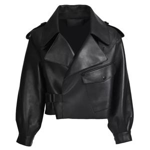 Veste en cuir pour homme avec impression de logo entièrement personnalisée à vendre Veste en cuir pour homme de couleur unie à prix raisonnables - Product Image 1